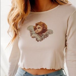 UO Truly Madly Deeply Long Sleeve Top